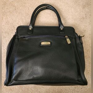 Coach Black Leather Satchel